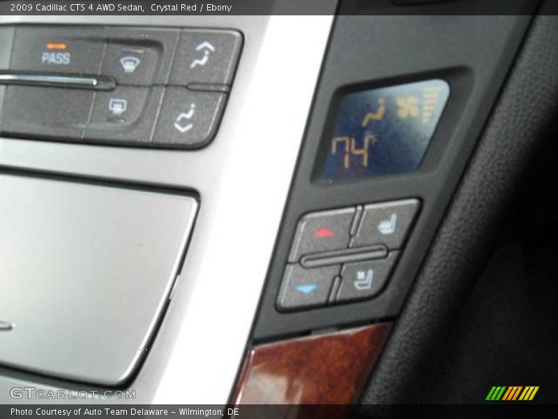 Crystal Red / Ebony 2009 Cadillac CTS 4 AWD Sedan