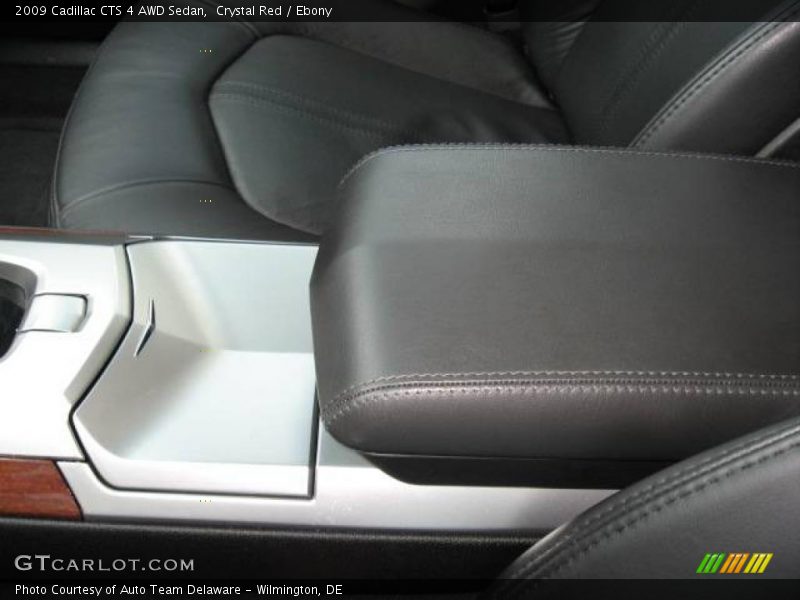 Crystal Red / Ebony 2009 Cadillac CTS 4 AWD Sedan