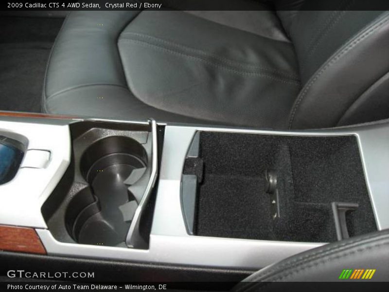 Crystal Red / Ebony 2009 Cadillac CTS 4 AWD Sedan