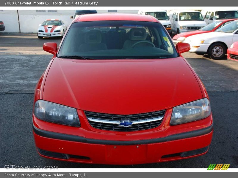 Torch Red / Medium Gray 2000 Chevrolet Impala LS