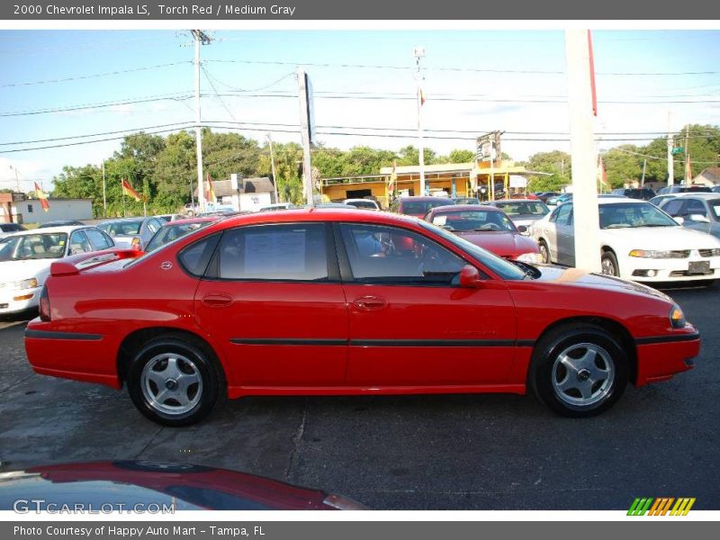 Torch Red / Medium Gray 2000 Chevrolet Impala LS