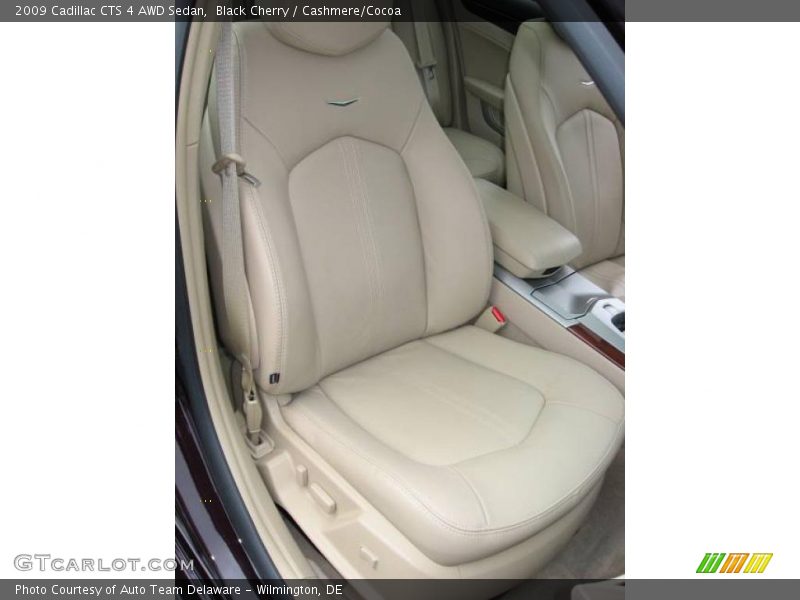 Black Cherry / Cashmere/Cocoa 2009 Cadillac CTS 4 AWD Sedan