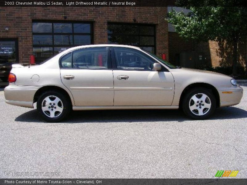Light Driftwood Metallic / Neutral Beige 2003 Chevrolet Malibu LS Sedan