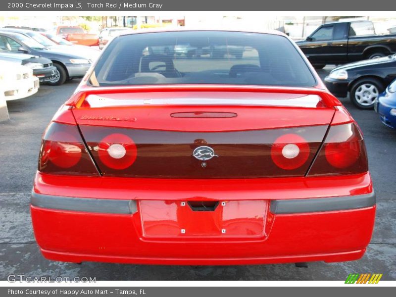 Torch Red / Medium Gray 2000 Chevrolet Impala LS