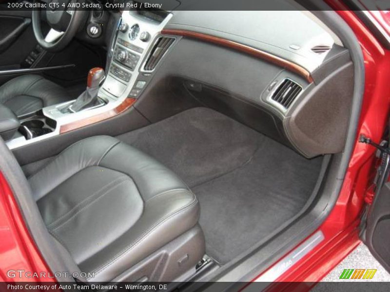Crystal Red / Ebony 2009 Cadillac CTS 4 AWD Sedan