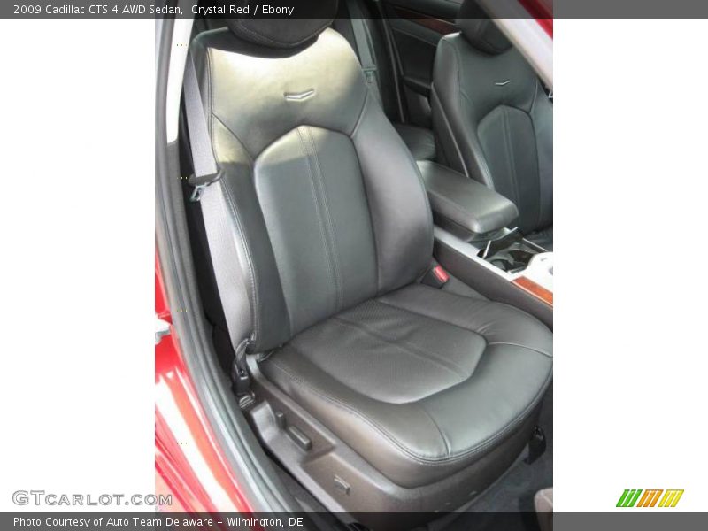 Crystal Red / Ebony 2009 Cadillac CTS 4 AWD Sedan