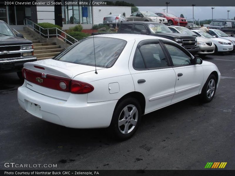 Summit White / Graphite 2004 Chevrolet Cavalier LS Sedan