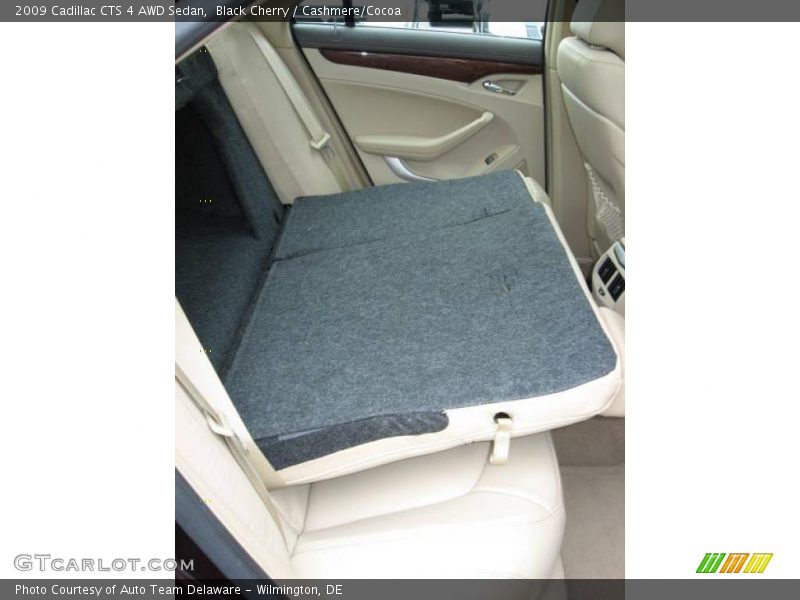 Black Cherry / Cashmere/Cocoa 2009 Cadillac CTS 4 AWD Sedan