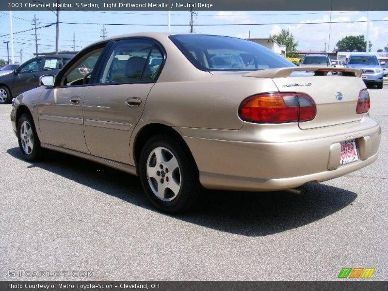 Light Driftwood Metallic / Neutral Beige 2003 Chevrolet Malibu LS Sedan