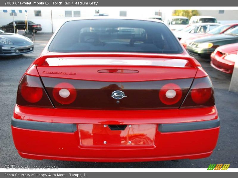 Torch Red / Medium Gray 2000 Chevrolet Impala LS