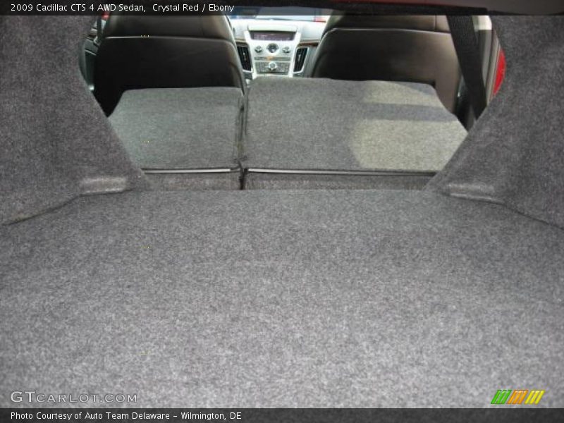 Crystal Red / Ebony 2009 Cadillac CTS 4 AWD Sedan