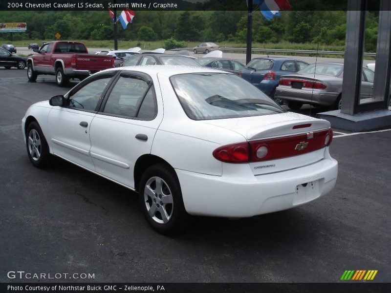 Summit White / Graphite 2004 Chevrolet Cavalier LS Sedan