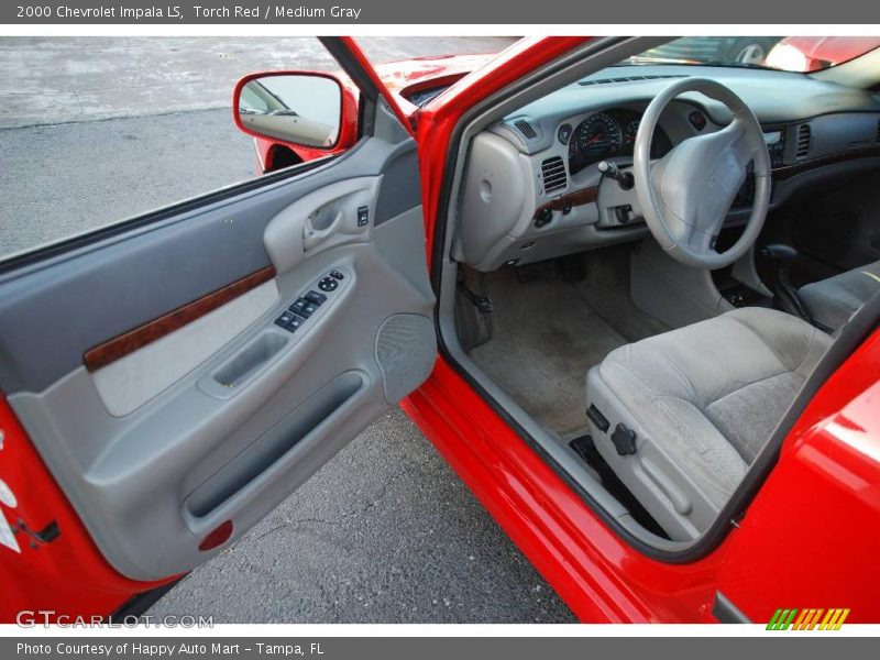 Torch Red / Medium Gray 2000 Chevrolet Impala LS