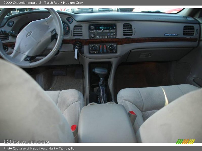 Torch Red / Medium Gray 2000 Chevrolet Impala LS