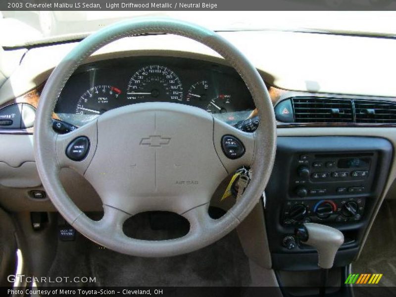 Light Driftwood Metallic / Neutral Beige 2003 Chevrolet Malibu LS Sedan
