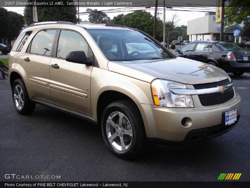 Sandstone Metallic / Light Cashmere 2007 Chevrolet Equinox LS AWD