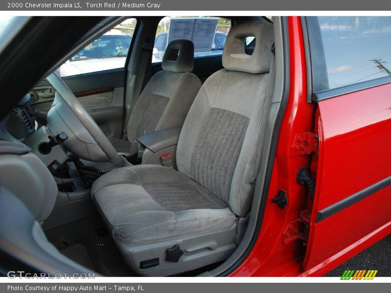 Torch Red / Medium Gray 2000 Chevrolet Impala LS