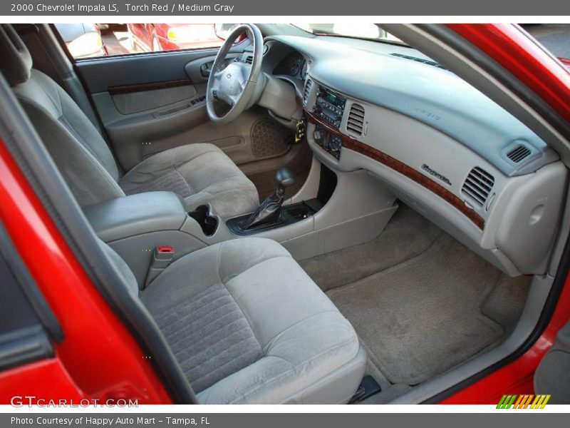 Torch Red / Medium Gray 2000 Chevrolet Impala LS