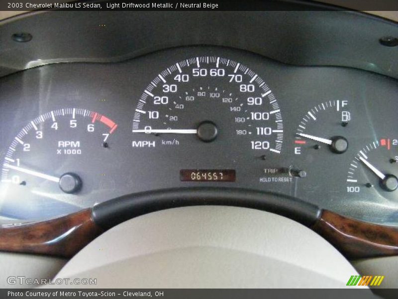 Light Driftwood Metallic / Neutral Beige 2003 Chevrolet Malibu LS Sedan