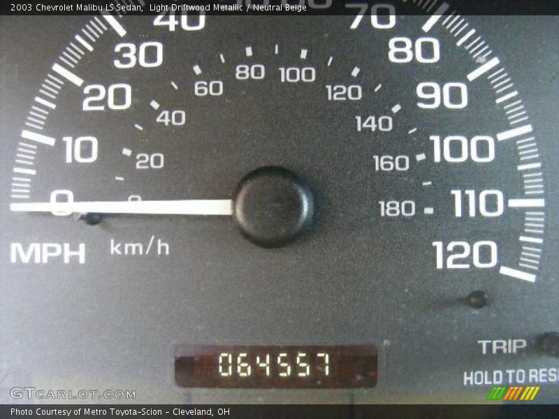 Light Driftwood Metallic / Neutral Beige 2003 Chevrolet Malibu LS Sedan