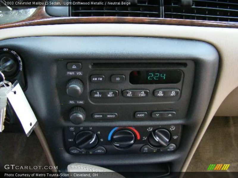 Light Driftwood Metallic / Neutral Beige 2003 Chevrolet Malibu LS Sedan