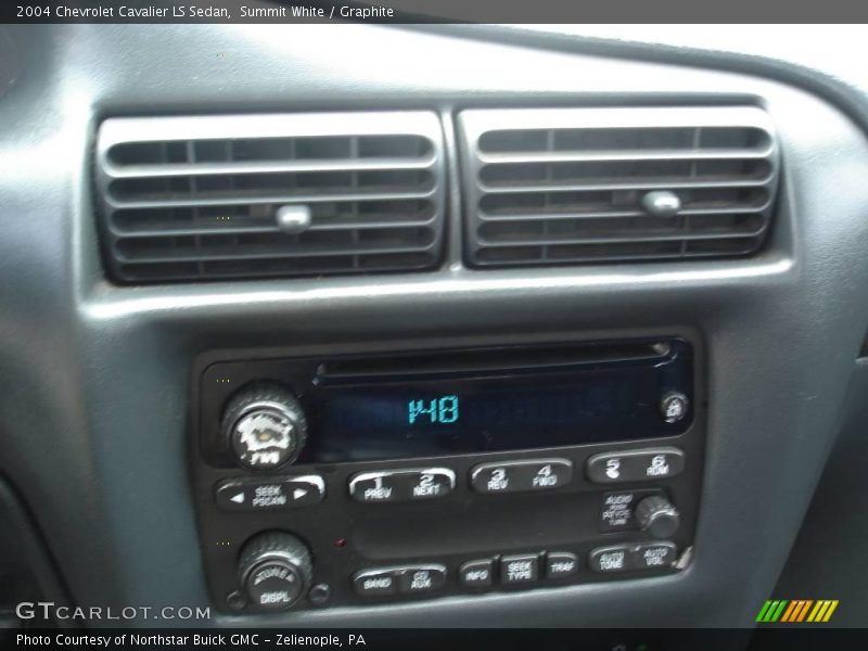Summit White / Graphite 2004 Chevrolet Cavalier LS Sedan