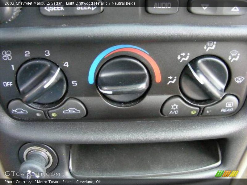 Light Driftwood Metallic / Neutral Beige 2003 Chevrolet Malibu LS Sedan