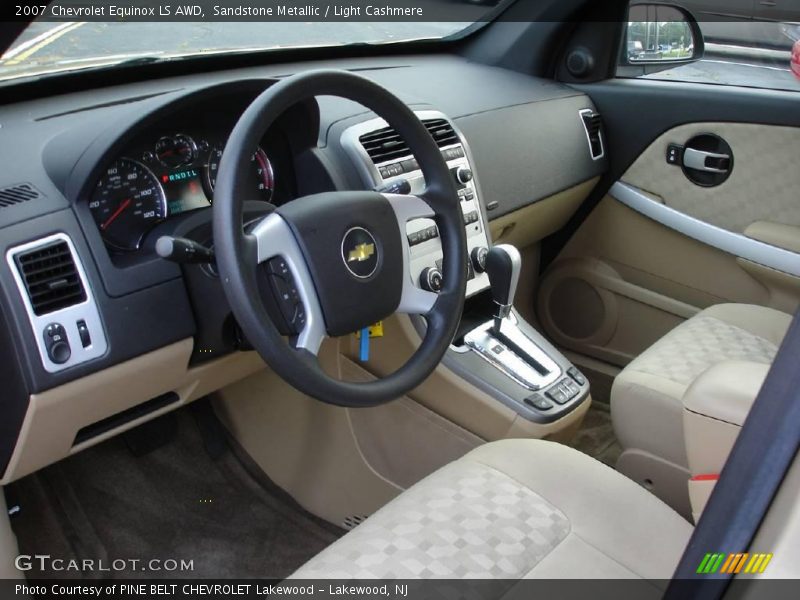 Sandstone Metallic / Light Cashmere 2007 Chevrolet Equinox LS AWD