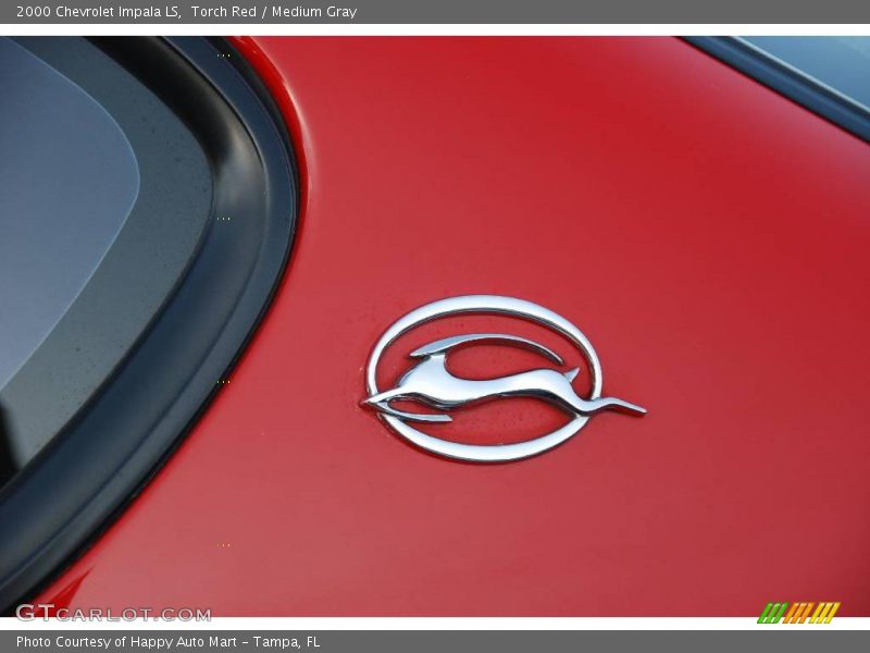 Torch Red / Medium Gray 2000 Chevrolet Impala LS