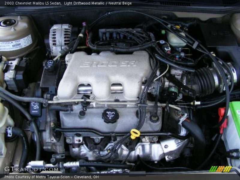 Light Driftwood Metallic / Neutral Beige 2003 Chevrolet Malibu LS Sedan