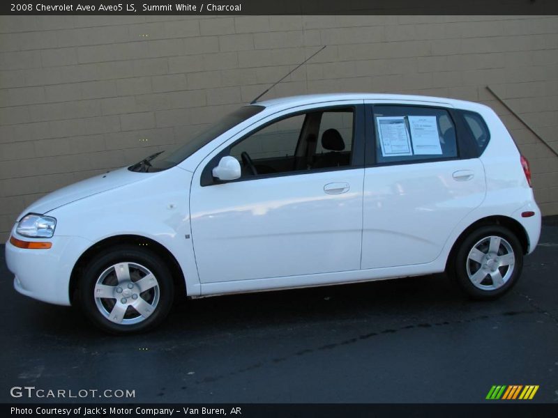 Summit White / Charcoal 2008 Chevrolet Aveo Aveo5 LS