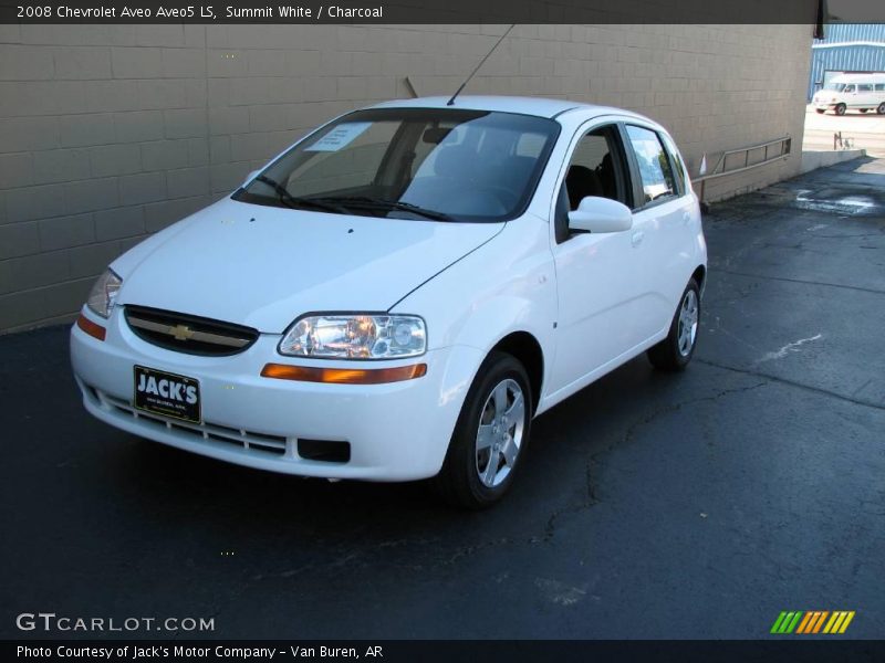 Summit White / Charcoal 2008 Chevrolet Aveo Aveo5 LS