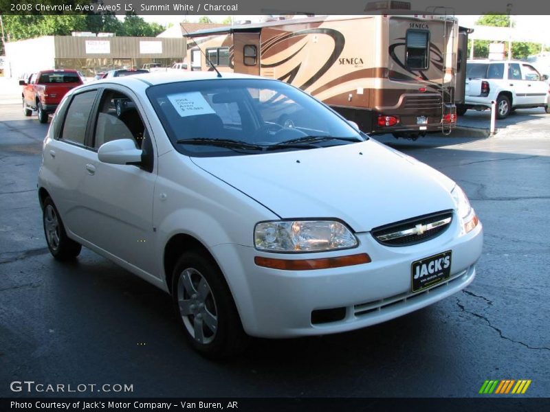 Summit White / Charcoal 2008 Chevrolet Aveo Aveo5 LS