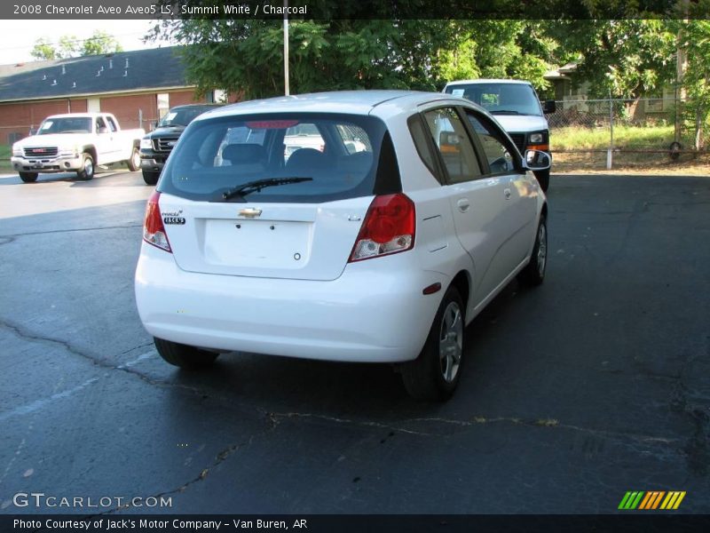Summit White / Charcoal 2008 Chevrolet Aveo Aveo5 LS