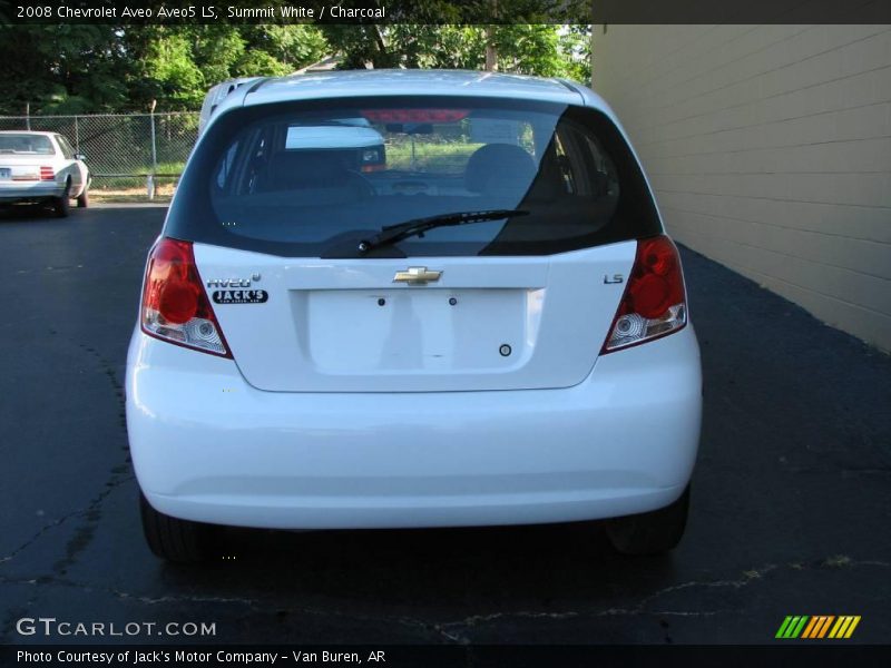 Summit White / Charcoal 2008 Chevrolet Aveo Aveo5 LS