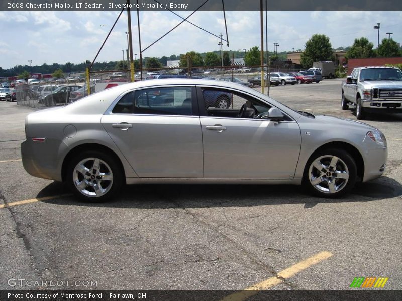 Silverstone Metallic / Ebony 2008 Chevrolet Malibu LT Sedan
