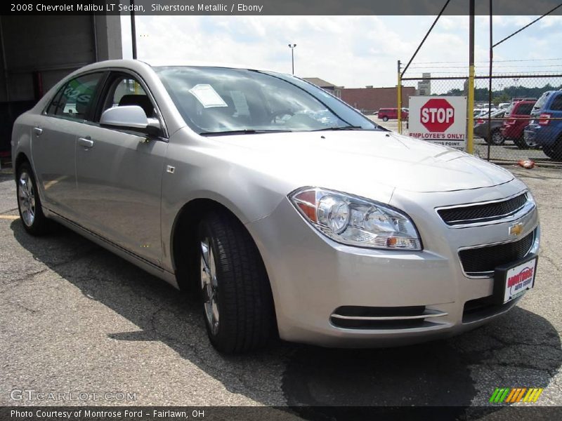 Silverstone Metallic / Ebony 2008 Chevrolet Malibu LT Sedan
