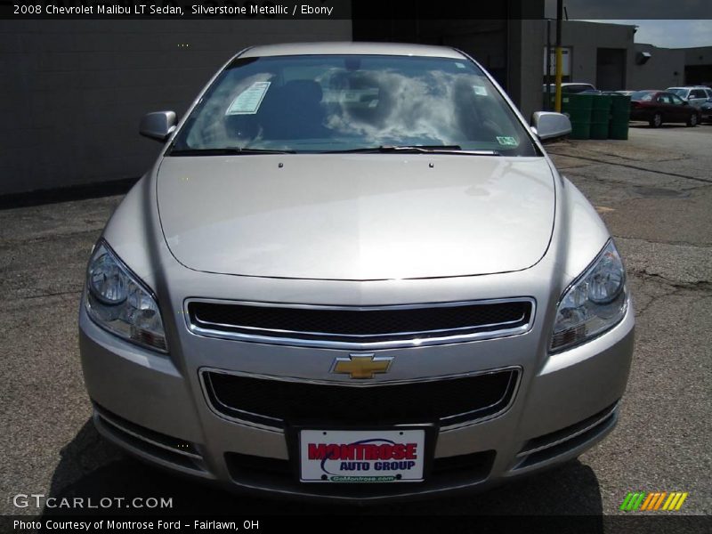 Silverstone Metallic / Ebony 2008 Chevrolet Malibu LT Sedan