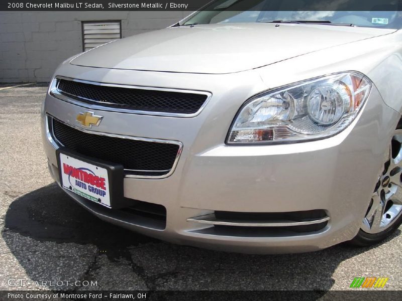 Silverstone Metallic / Ebony 2008 Chevrolet Malibu LT Sedan