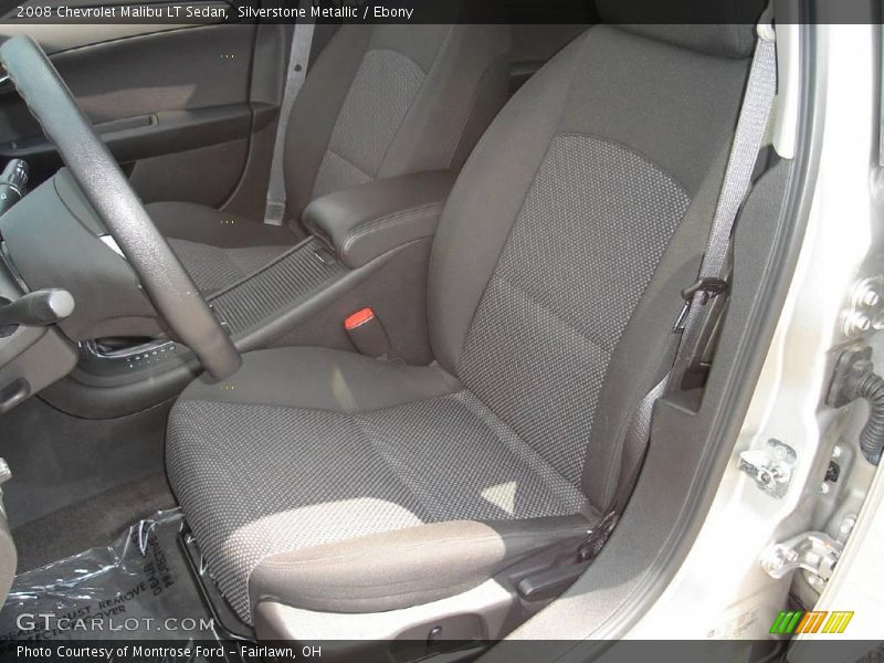 Silverstone Metallic / Ebony 2008 Chevrolet Malibu LT Sedan