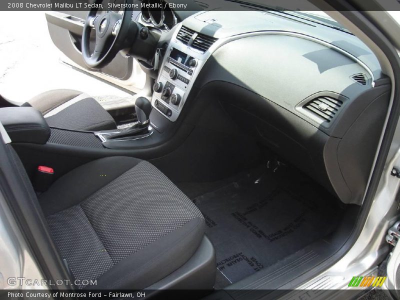 Silverstone Metallic / Ebony 2008 Chevrolet Malibu LT Sedan