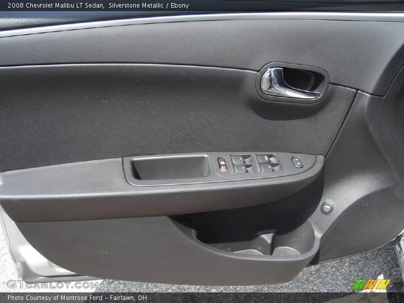 Silverstone Metallic / Ebony 2008 Chevrolet Malibu LT Sedan