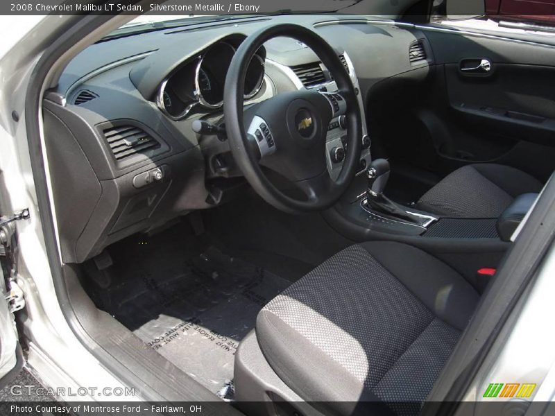 Silverstone Metallic / Ebony 2008 Chevrolet Malibu LT Sedan