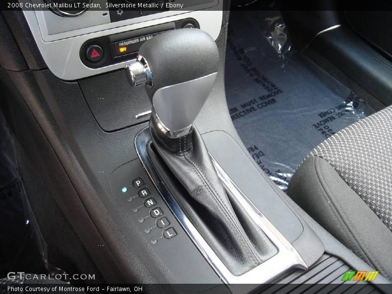 Silverstone Metallic / Ebony 2008 Chevrolet Malibu LT Sedan