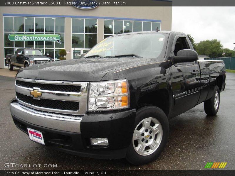 Black / Dark Titanium 2008 Chevrolet Silverado 1500 LT Regular Cab