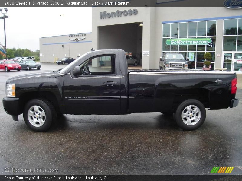 Black / Dark Titanium 2008 Chevrolet Silverado 1500 LT Regular Cab