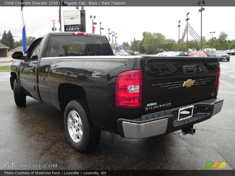 Black / Dark Titanium 2008 Chevrolet Silverado 1500 LT Regular Cab