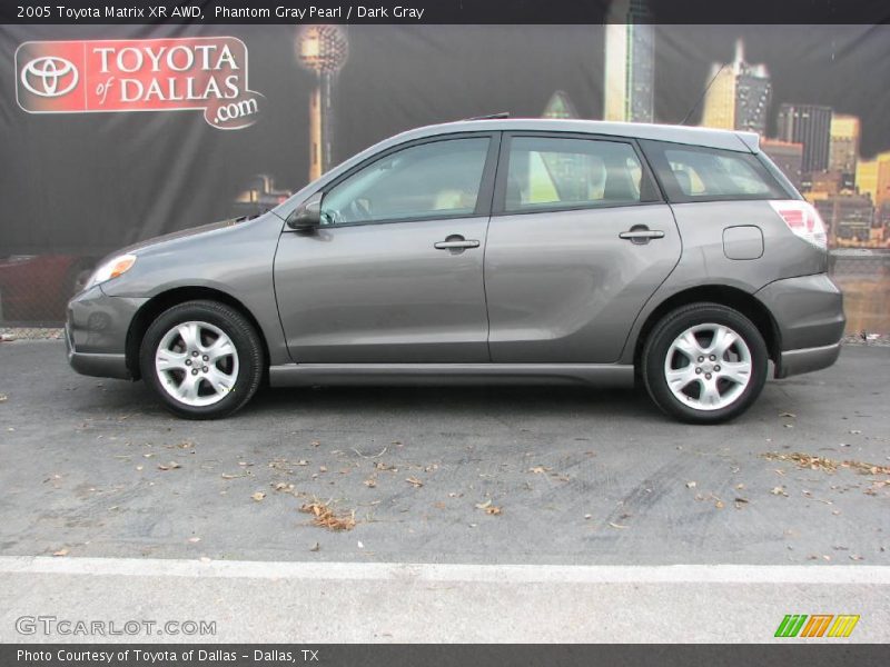 Phantom Gray Pearl / Dark Gray 2005 Toyota Matrix XR AWD