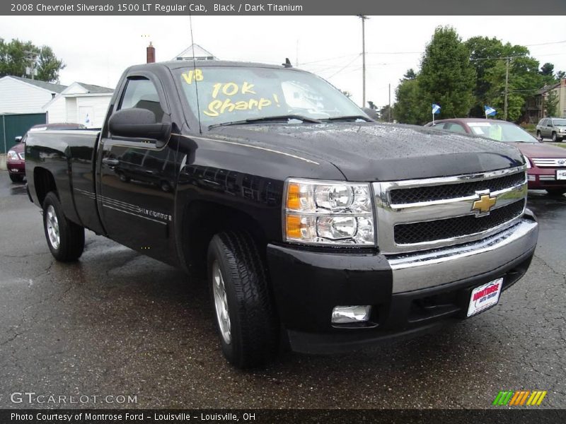 Black / Dark Titanium 2008 Chevrolet Silverado 1500 LT Regular Cab