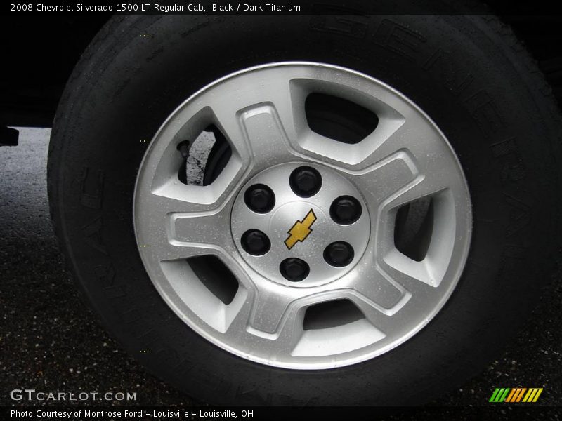 Black / Dark Titanium 2008 Chevrolet Silverado 1500 LT Regular Cab